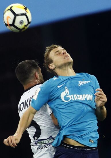 Football. RFPL. Zenit vs. Ufa
