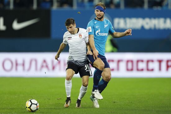 Football. RFPL. Zenit vs. Ufa