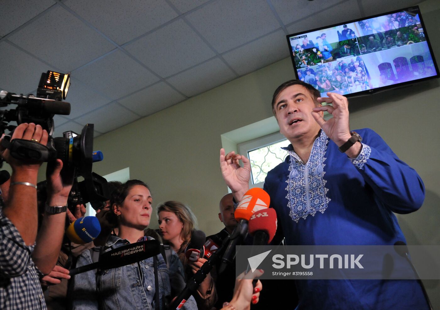 Mikheil Saakashvili stands trial in Ukraine's Lvov Region