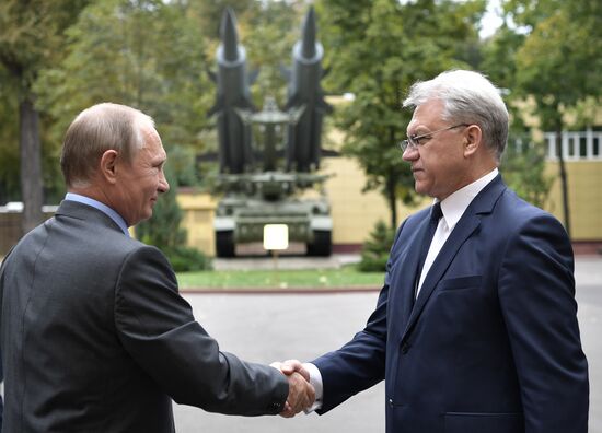 President Vladimir Putin visits Almaz-Antey