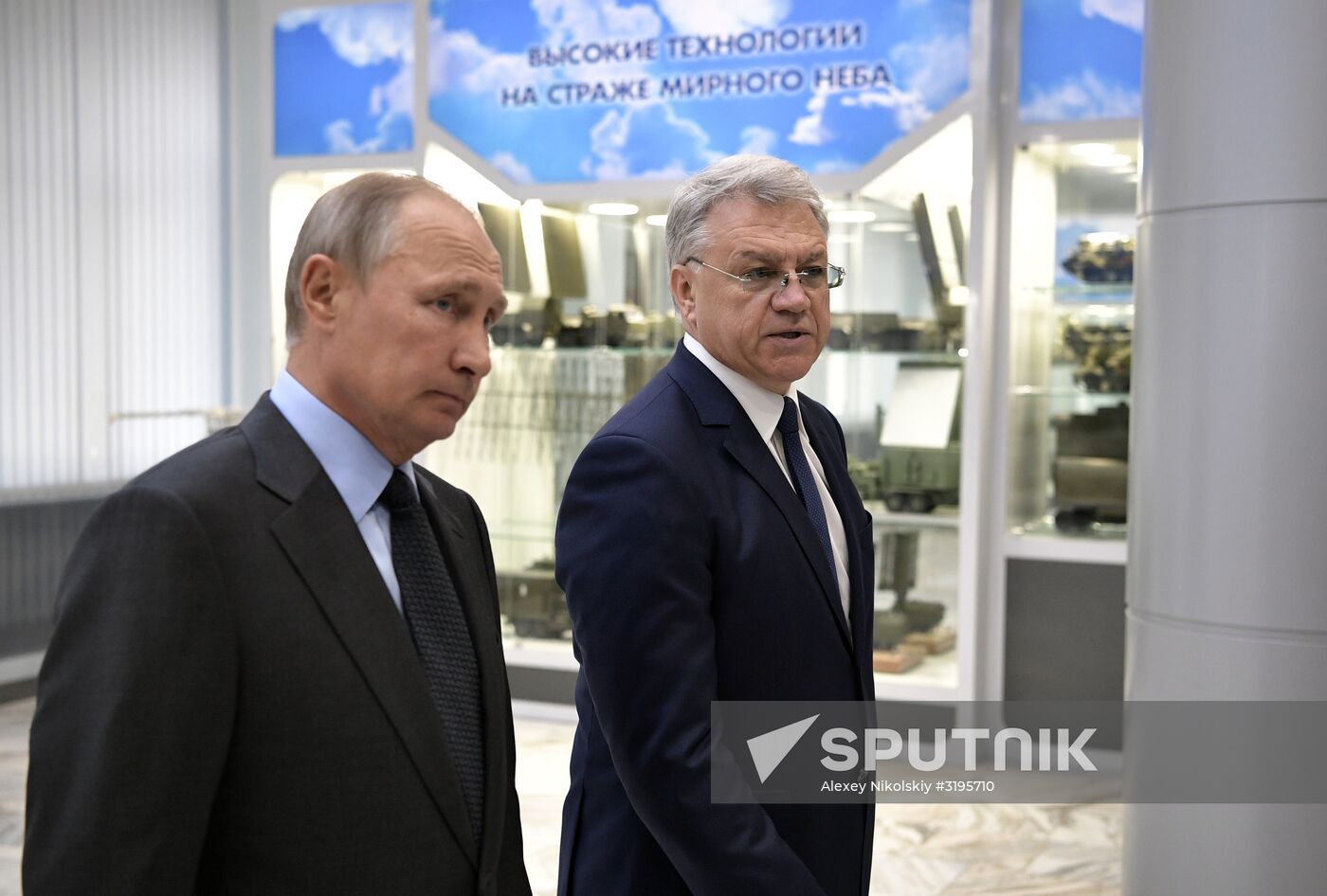 President Vladimir Putin visits Almaz-Antey