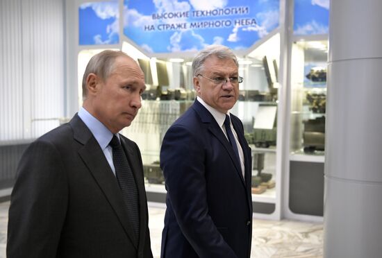 President Vladimir Putin visits Almaz-Antey