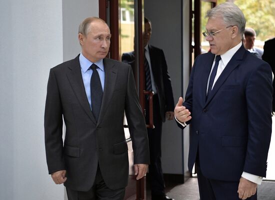 President Vladimir Putin visits Almaz-Antey