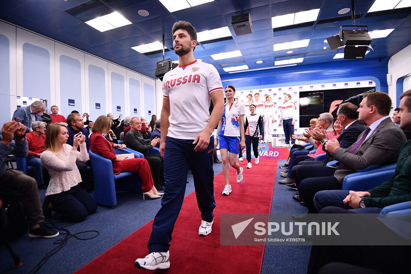 Presentation of new uniform of Russian national teams