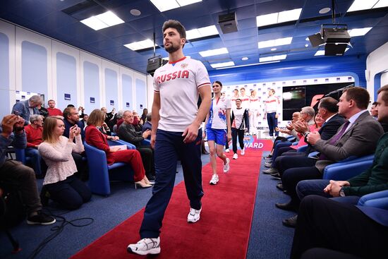 Presentation of new uniform of Russian national teams
