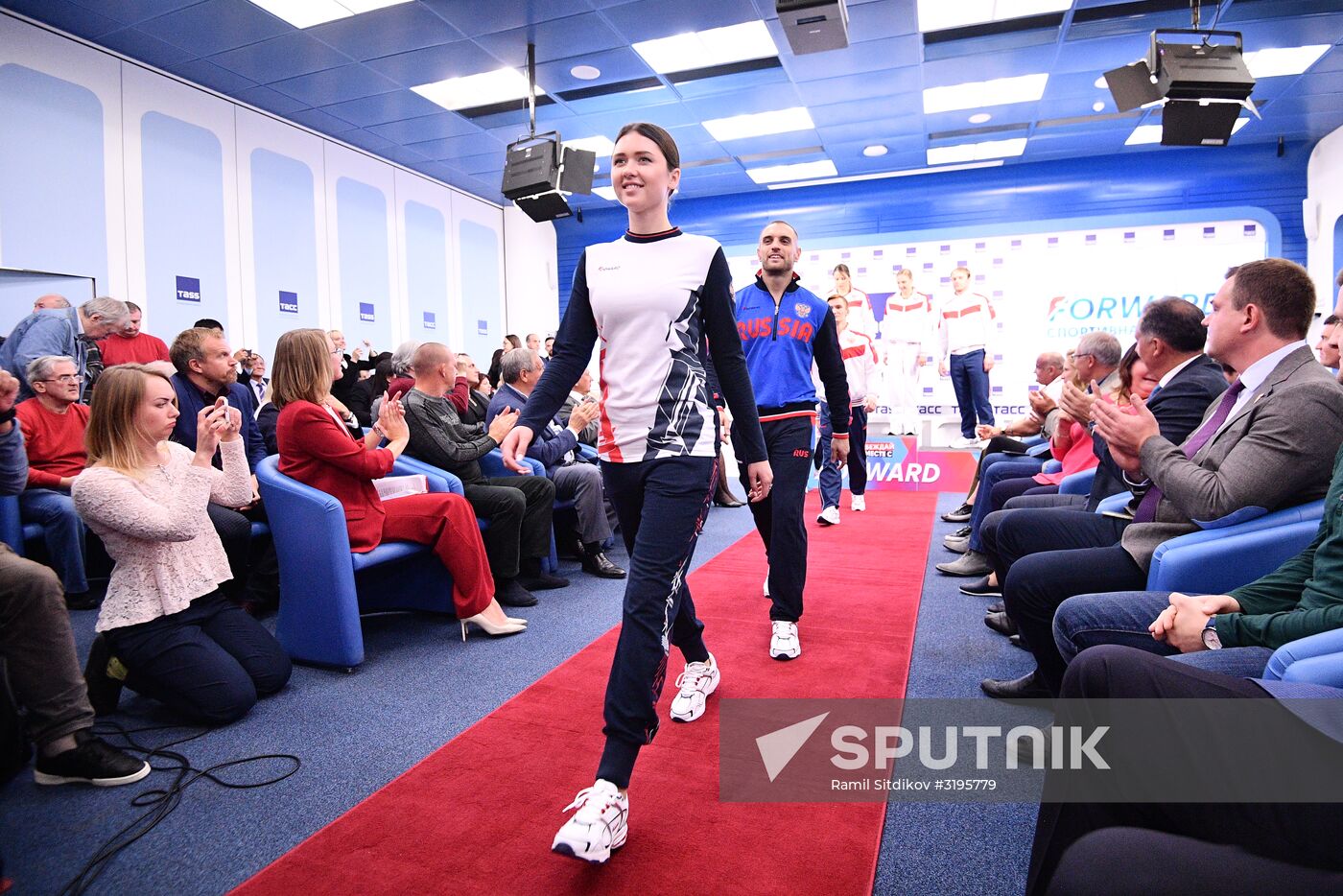 Presentation of new uniform of Russian national teams