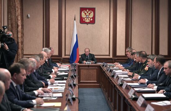 Russian President Vladimir Putin visits Almaz-Antey