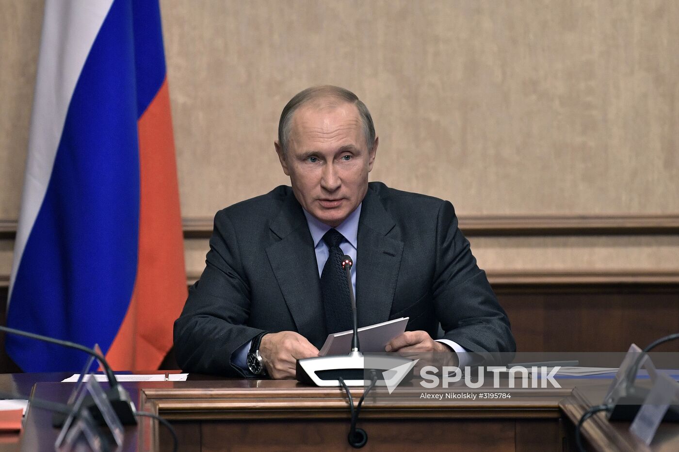 Russian President Vladimir Putin visits Almaz-Antey
