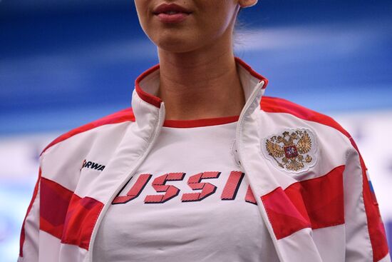 Presentation of new uniform for Russian national teams
