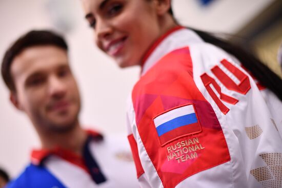 Presentation of new uniform for Russian national teams