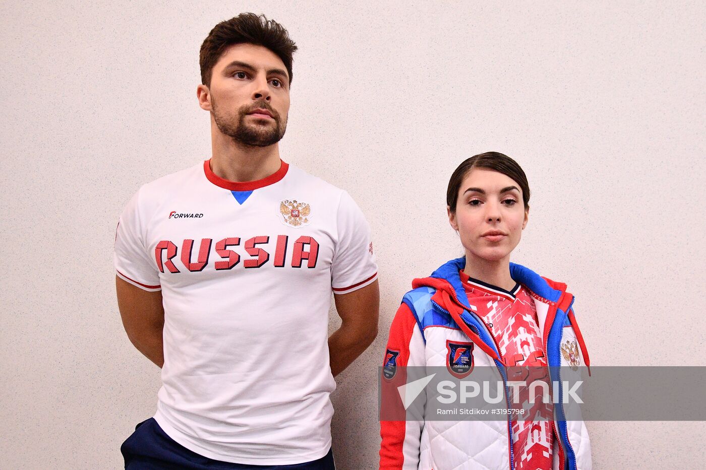 Presentation of new uniform for Russian national teams