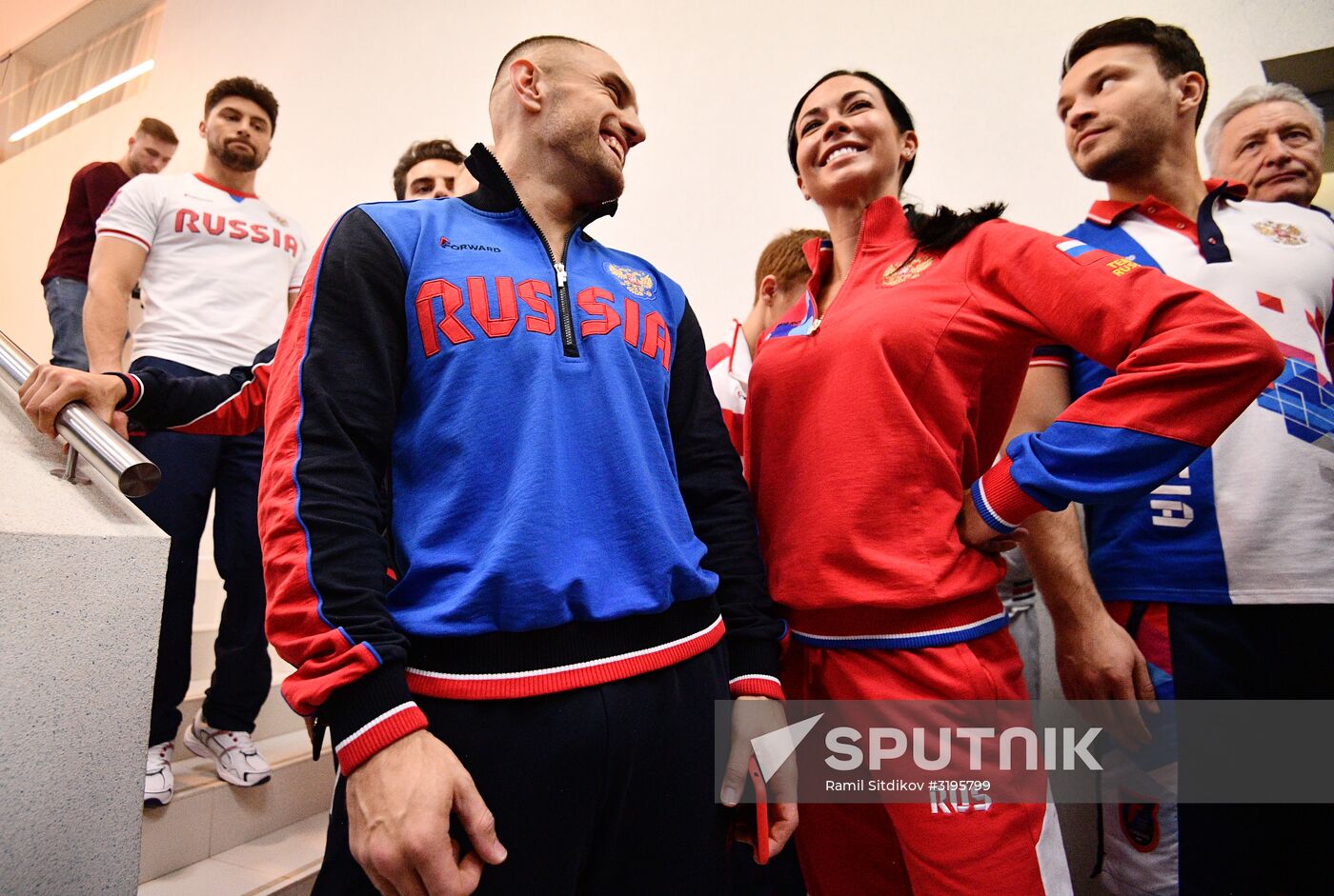 Presentation of new uniform for Russian national teams