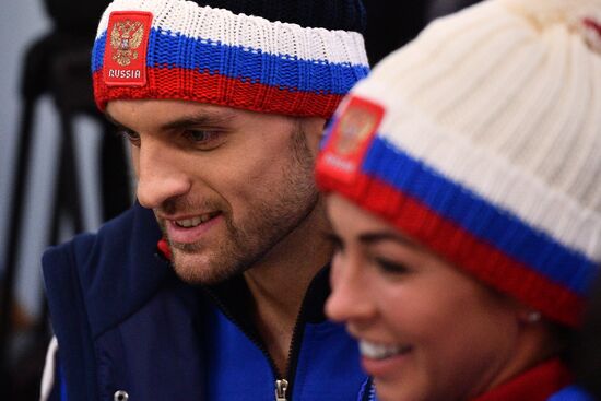 Presentation of new uniform for Russian national teams