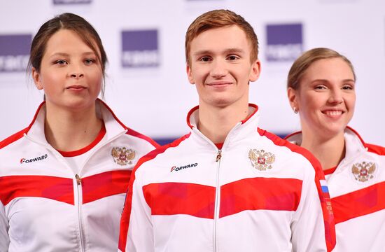 Presentation of new uniform for Russian national teams