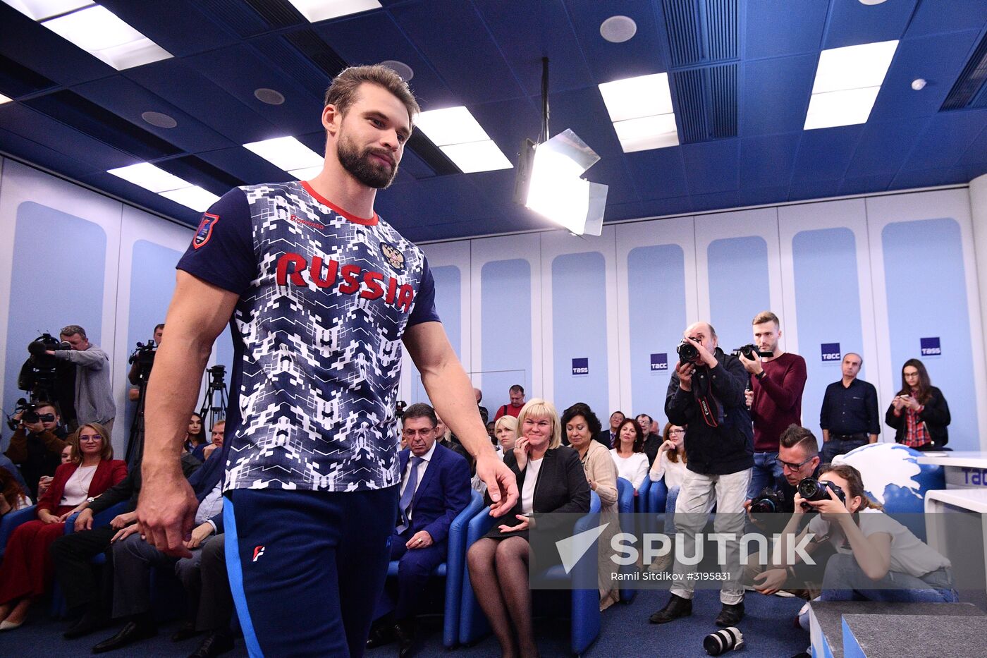 Presentation of new uniform for Russian national teams