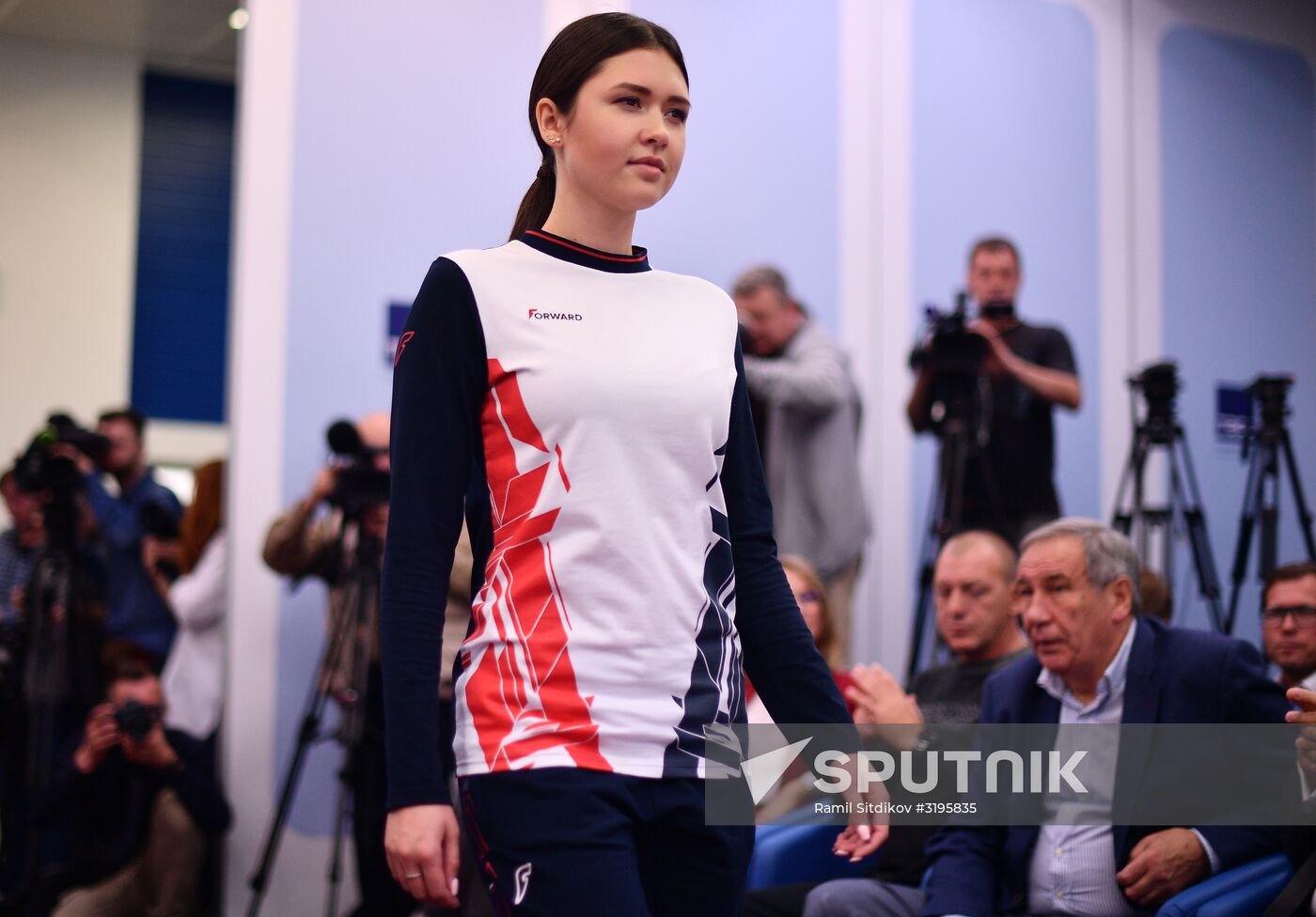 Presentation of new uniform for Russian national teams