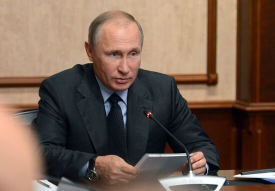 President Vladimir Putin visits Almaz-Antey