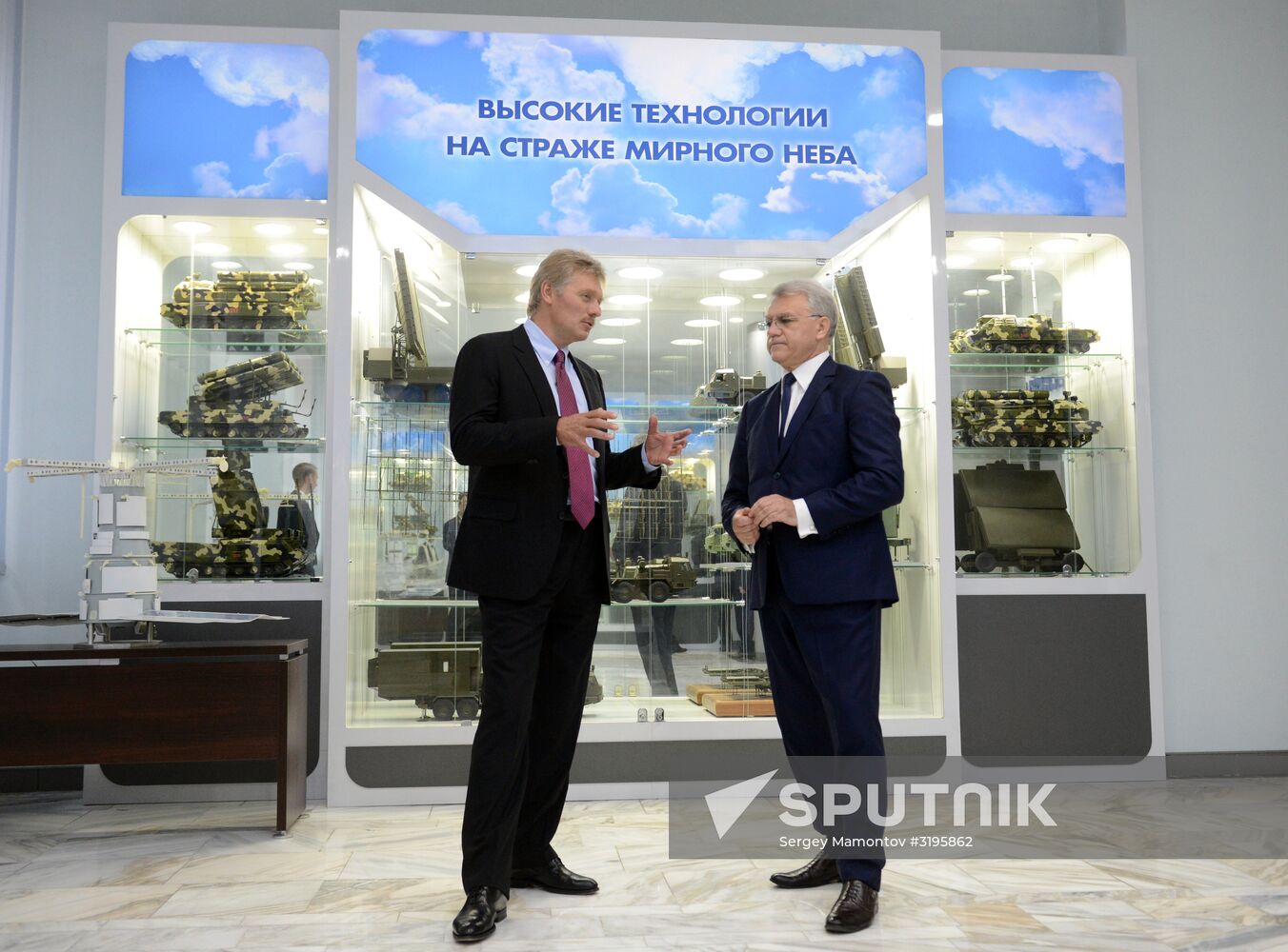 Russian President Vladimir Putin visits Almaz-Antey
