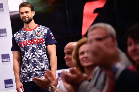 Presentation of new uniform for Russian national teams