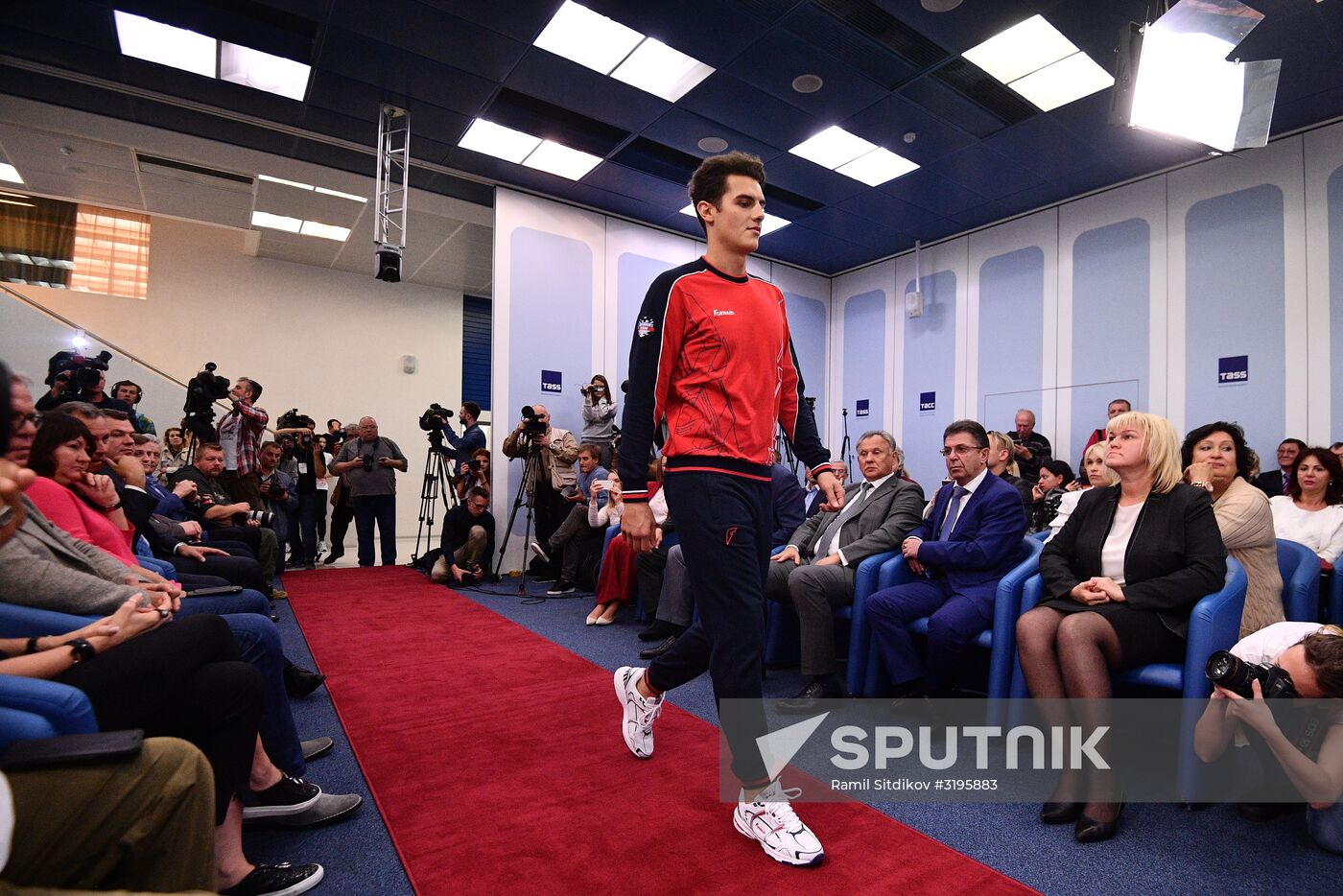 Presentation of new uniform for Russian national teams