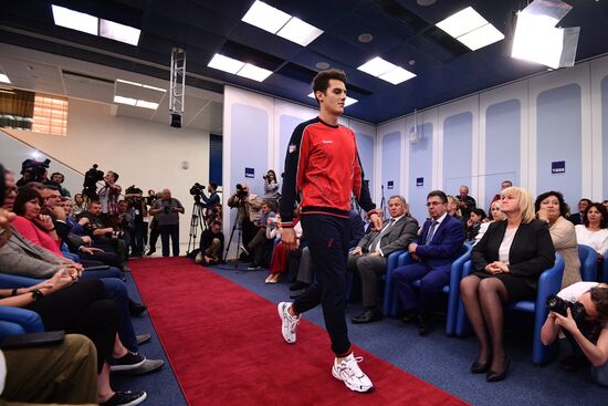 Presentation of new uniform for Russian national teams