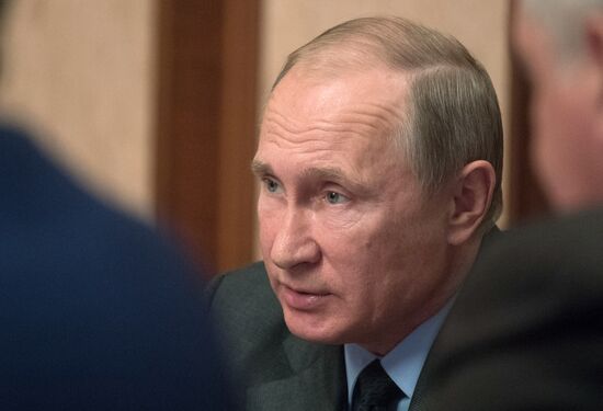 President Vladimir Putin visits Almaz-Antey