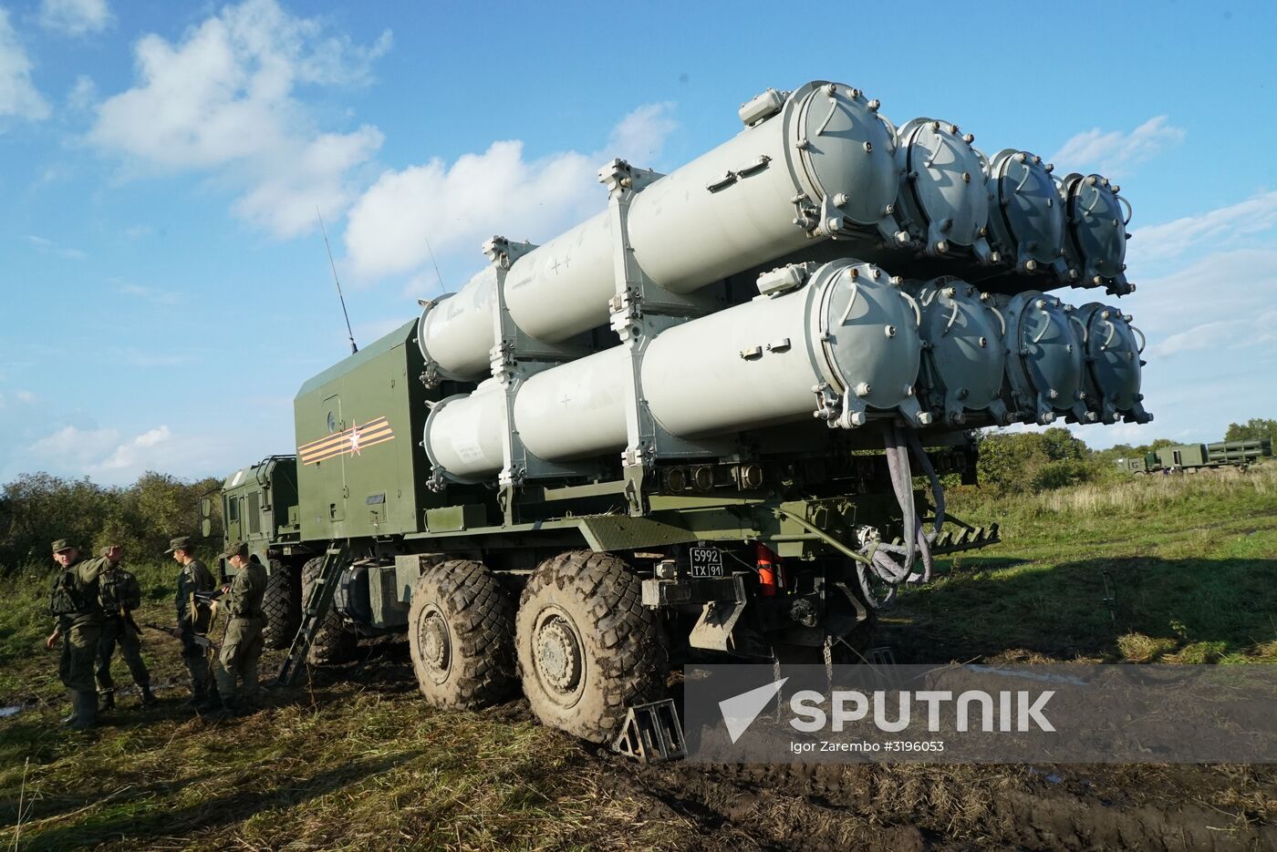 Bal coastal missile system launches anti-ship missile at Zapad-2017 exercise