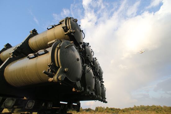 Bal coastal missile system launches anti-ship missile at Zapad-2017 exercise