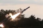 Bal coastal missile system launches anti-ship missile at Zapad-2017 exercise