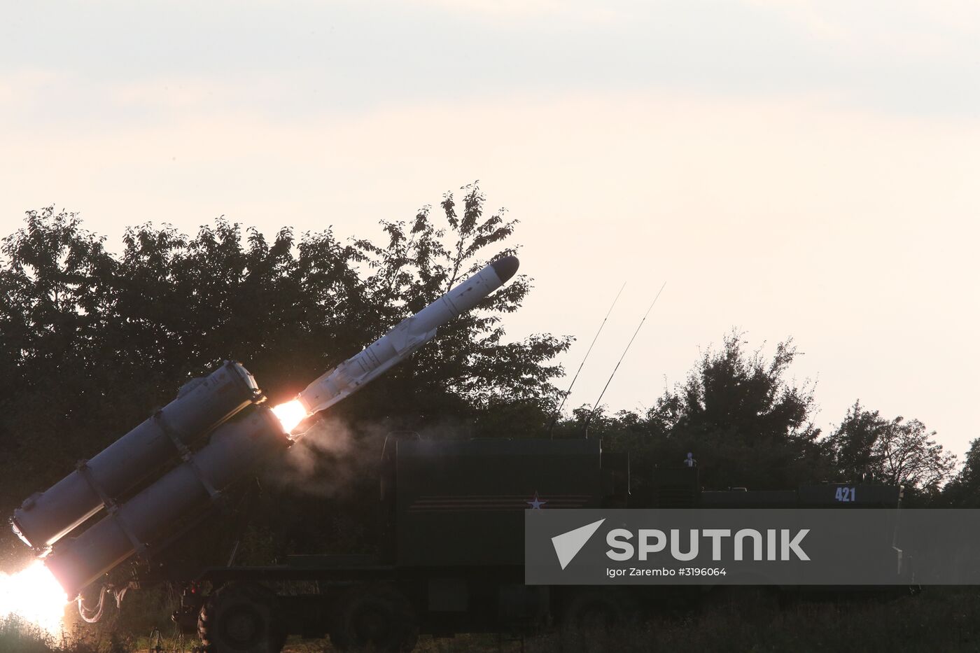 Bal coastal missile system launches anti-ship missile at Zapad-2017 exercise