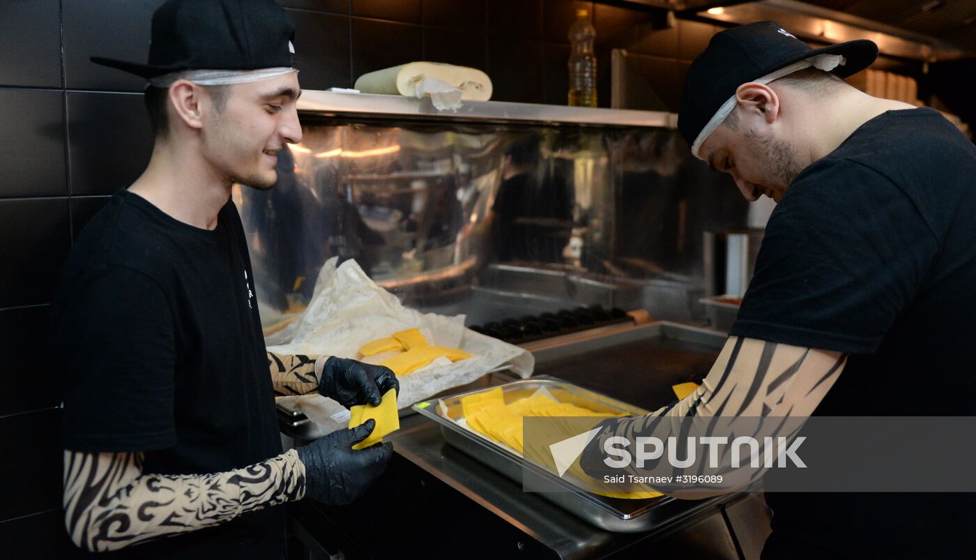 Black Star Burger officially opend in Grozny