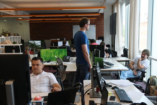 Yandex company's office in Moscow