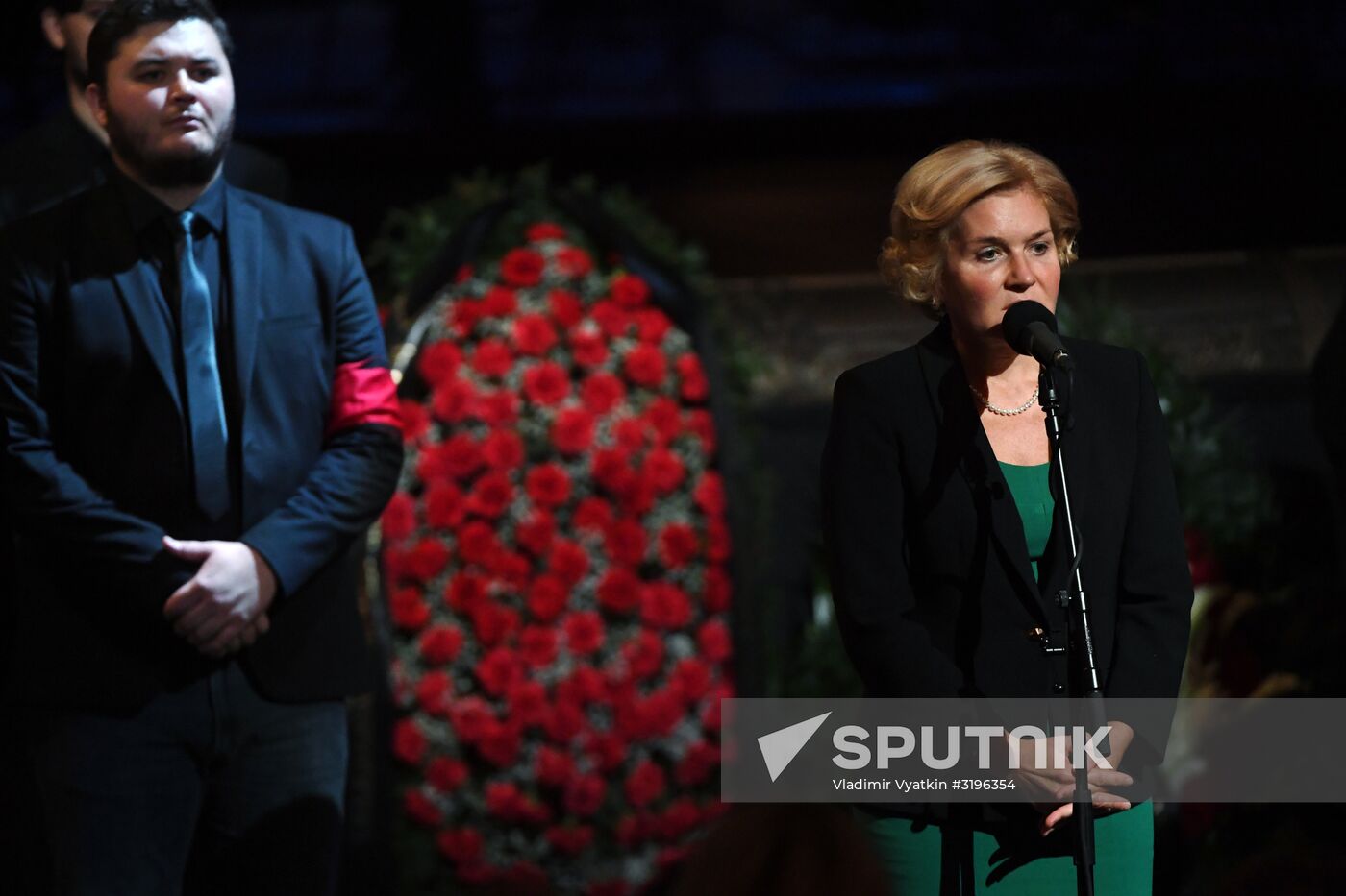 Memorial ceremony for opera singer Zurab Sotkilava