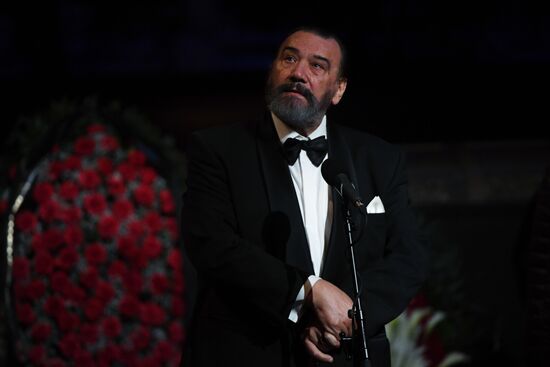 Memorial ceremony for opera singer Zurab Sotkilava