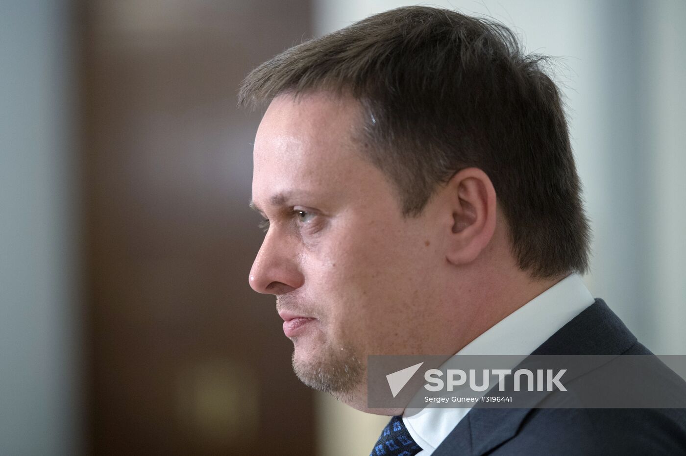 September 20, 2017. Novgorod Region Governor Andrei Nikitin after Russian President Vladimir Putin's meeting with the heads of regions elected on the general voting day. Location: Russia, Moscow. Author: Sergey Guneev/Sputnik. President Vladimir Putin meets with newly elected heads of regions