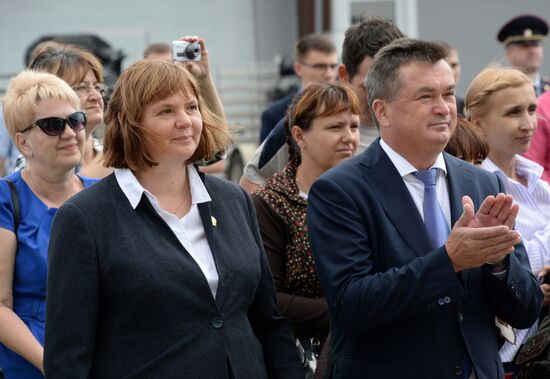 Opening of the central estate of Land of the Leopard Park in Primorye Territory