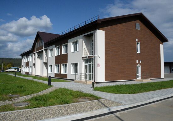 Opening of the central estate of Land of the Leopard Park in Primorye Territory