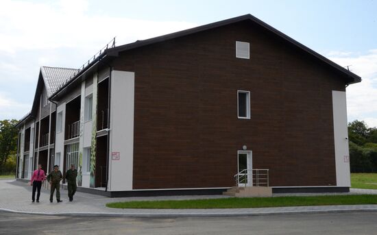 Opening of the central estate of Land of the Leopard Park in Primorye Territory