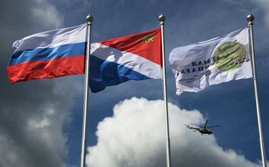 Opening of the central estate of Land of the Leopard Park in Primorye Territory