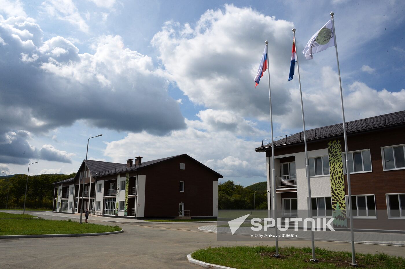 Opening of the central estate of Land of the Leopard Park in Primorye Territory