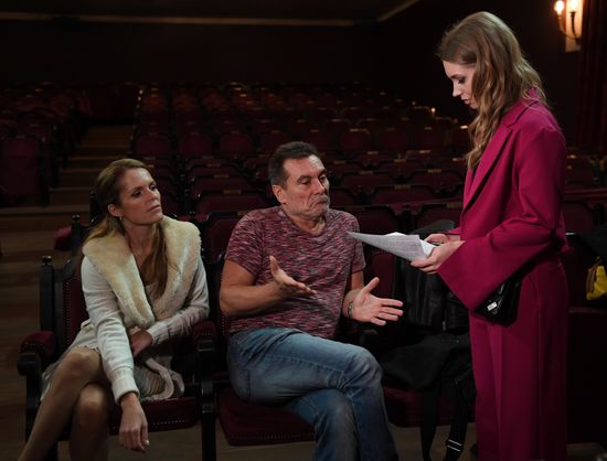 Run-through of Duck Hunting at Yermolova Theater