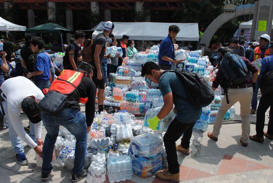 Mexico provides humanitarian aid to earthquake victims