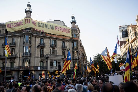 Protests in Barcelona