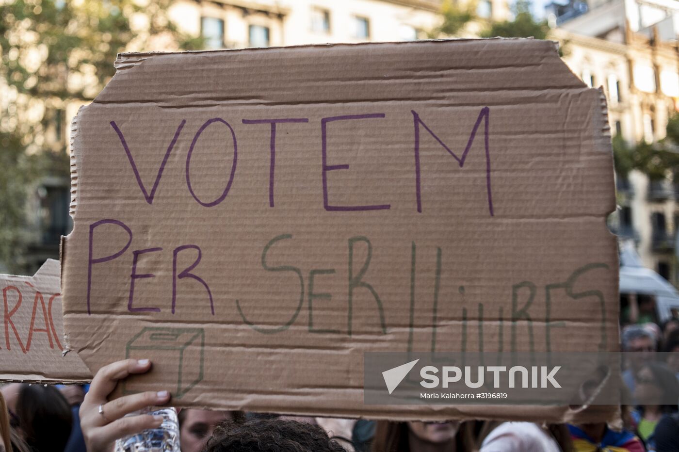 Protests in Barcelona