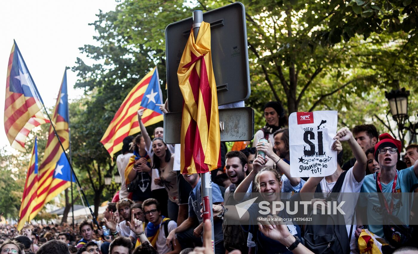 Protests in Barcelona