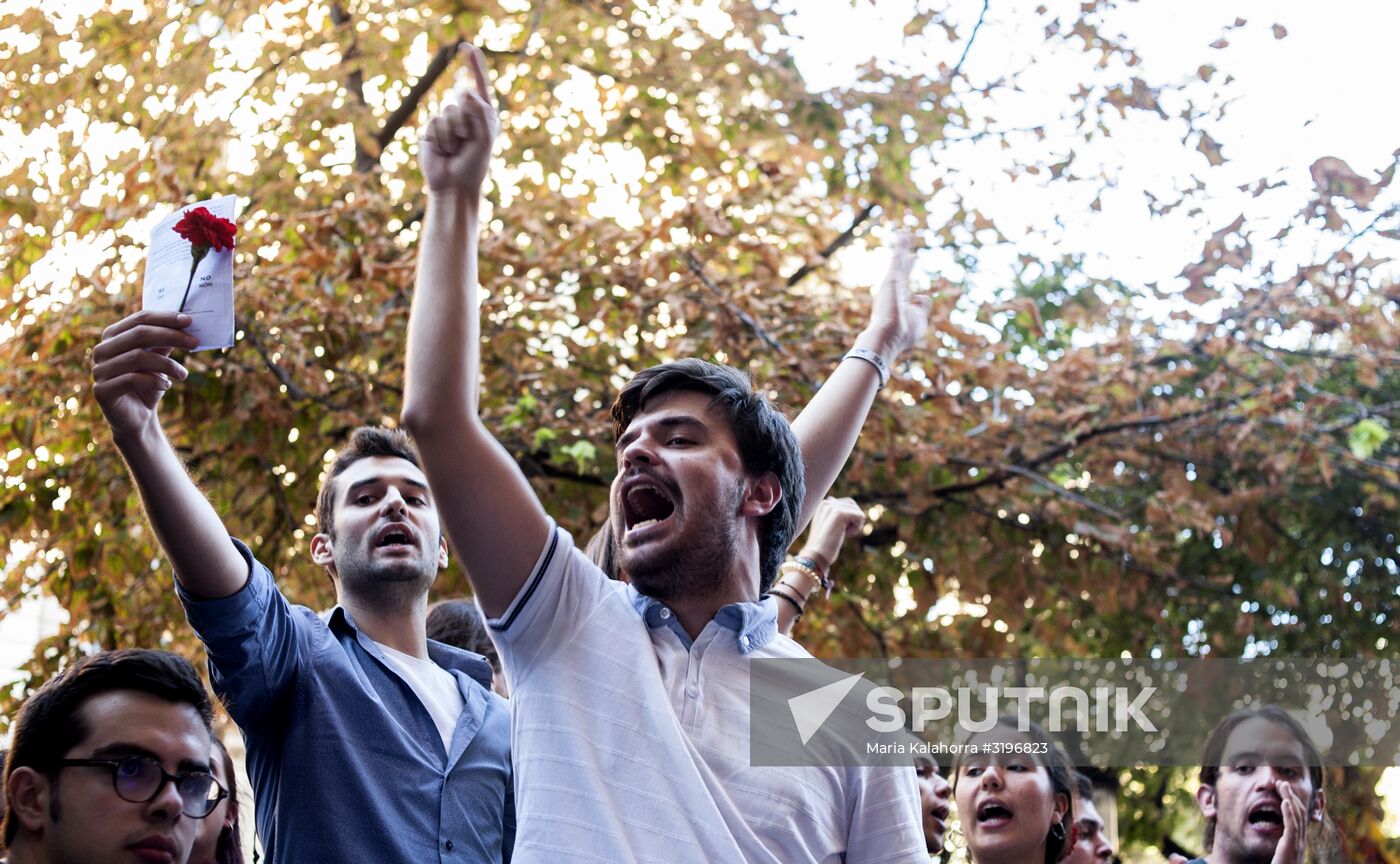 Protests in Barcelona