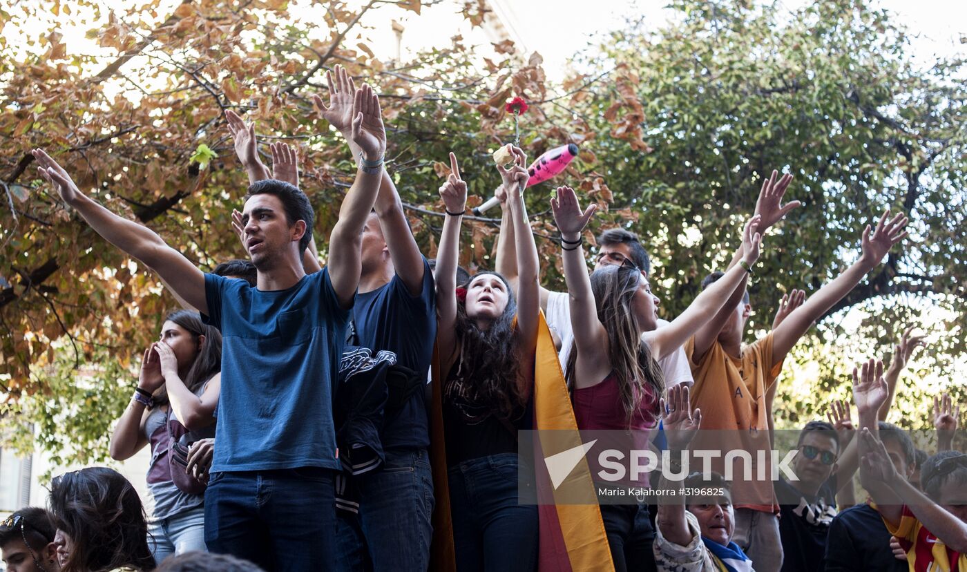 Protests in Barcelona