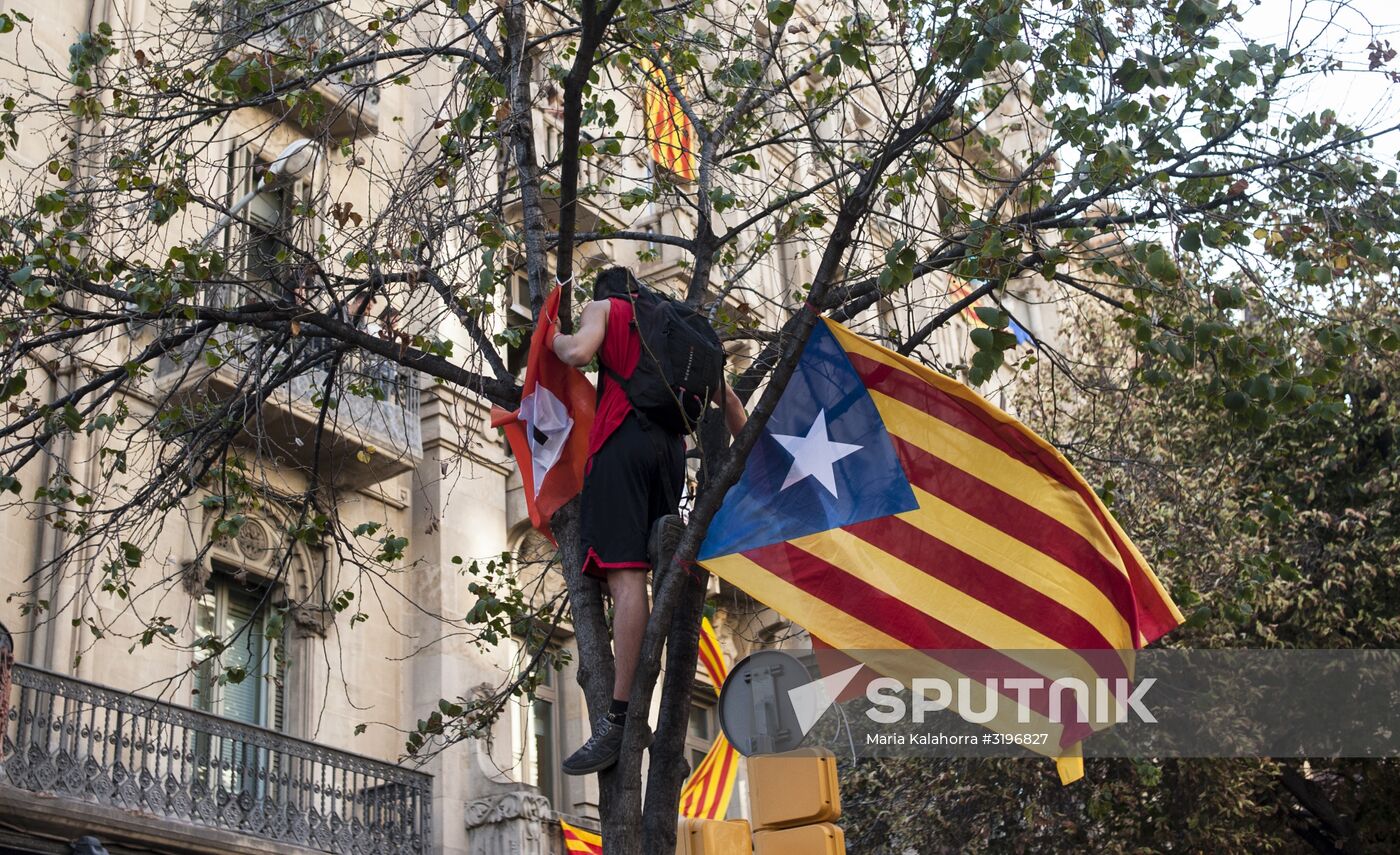 Protests in Barcelona