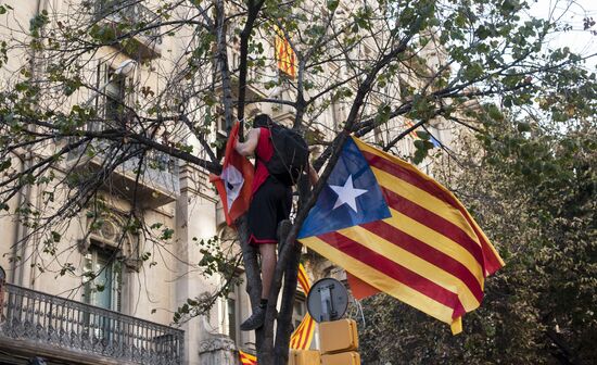 Protests in Barcelona