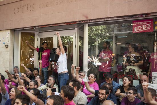 Protests in Barcelona